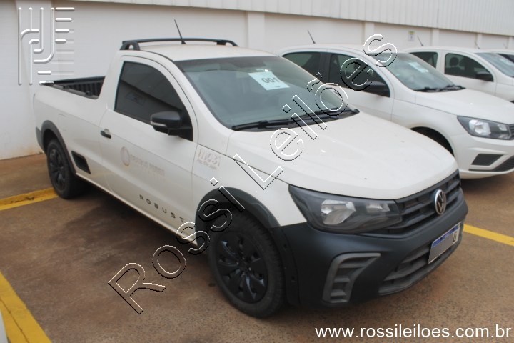 VW SAVEIRO ROBUST 1.6 MB CS COMPLETA -  FROTA:  111031 ANO/MOD:  2023/2024 PLACA, FINAL:  40 NO ESTADO EM QUE SE ENCONTRA