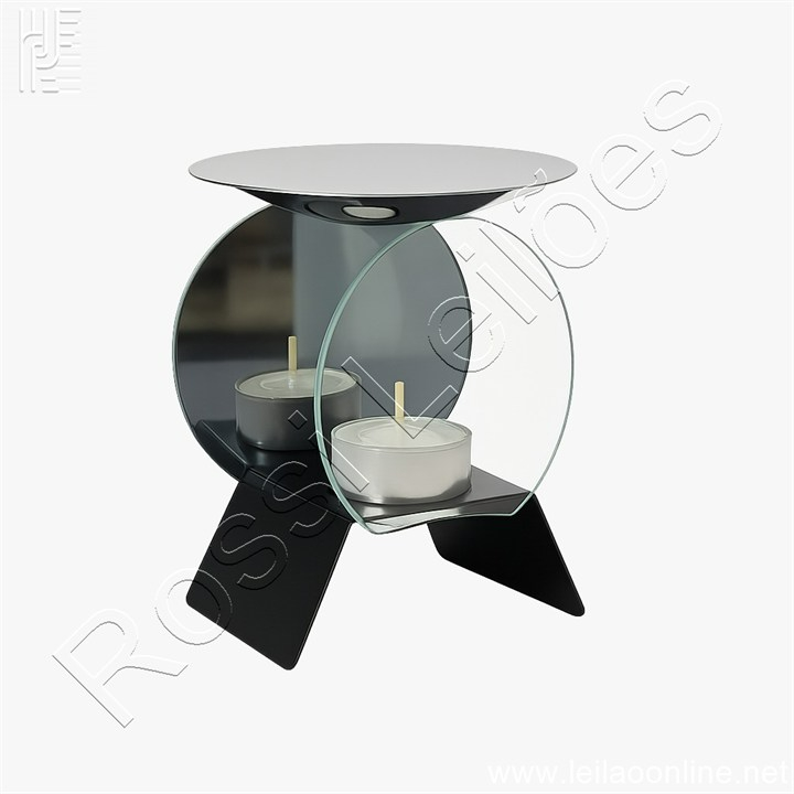 Aprox. 90 unidades de Queimador De Óleos Essenciais Decorativo Aço Inox Com Vela Modelo INFINITO. SEM USO