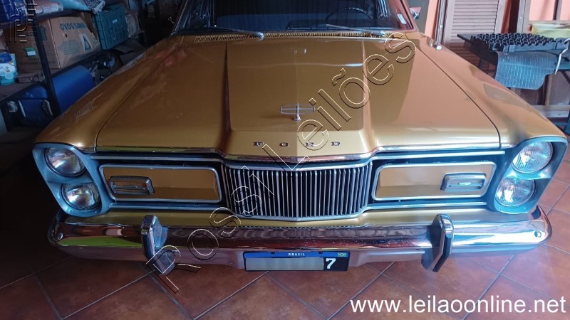 FORD / GALAXIE 500 LTD LANDAU ano: 1974 cor Amarela - Com Manual (Placa PRETA)