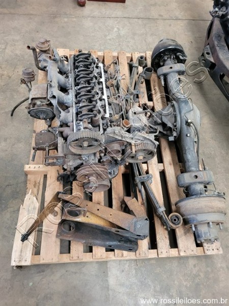 Diferencial traseiro, feixe de mola e motor Hyundai HR