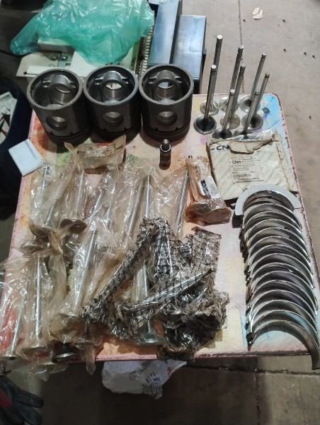 Lote de peças de motor