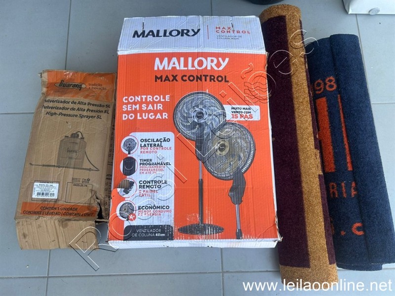 02 Tapetes, 01 Ventilador e 01 Pulverizador( Podensdo Ser Sucataou Faltar Peças
