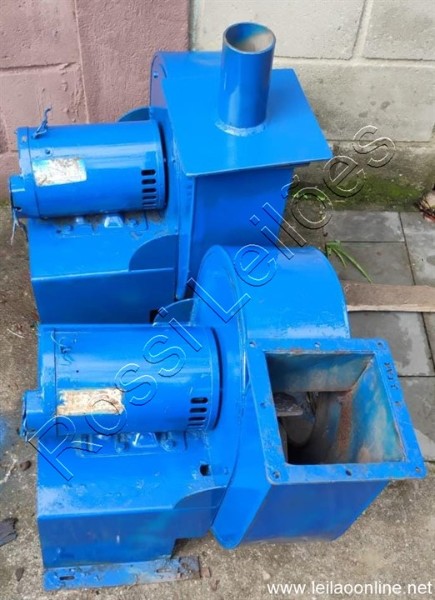 02 UN. - Exaustor centrífugo caracol /motor de 3 HP com 3485 rpm
