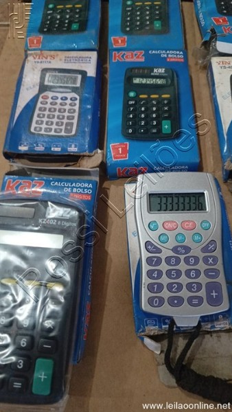 Lote C/ 100 Unidade de Calculadoras Digital de Diversas Marcas e Modelos…