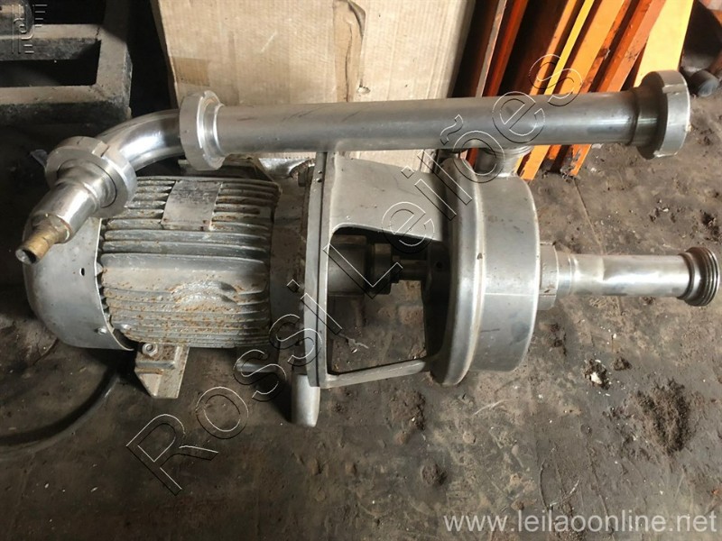 Bomba inox com motor trifásico( funcionando no estado)