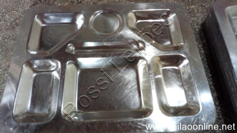 50 un. bandeijas de inox