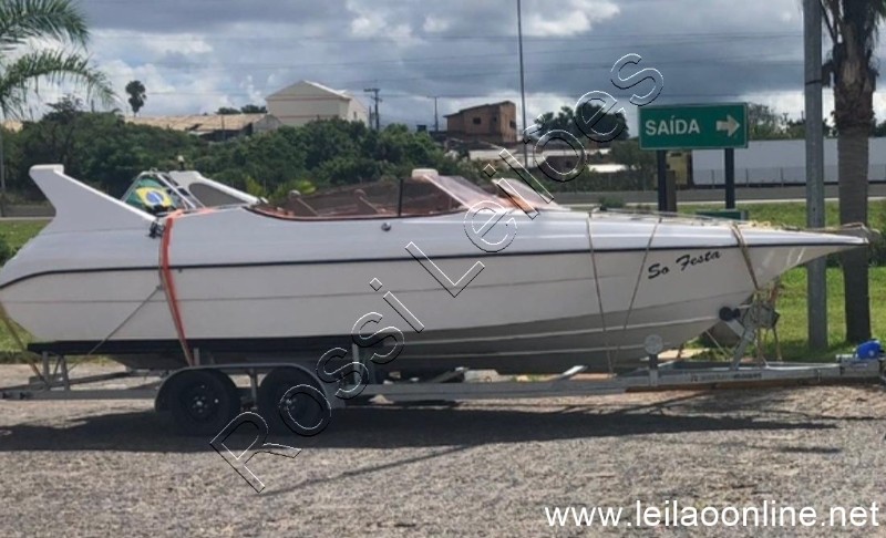 Lancha Diamar Ano 1993 23 Pés ( 7,60MTS) Motor Carburado 200HP / com Toldo/…