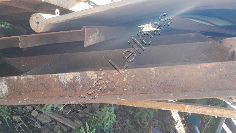 03 chapas de aço esp. 3 mm (1,20 m x 6,00 m)- no estado