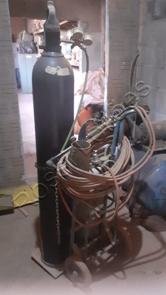 Solda a oxigênio completa (maçarico, tubo, etc.)- no estado