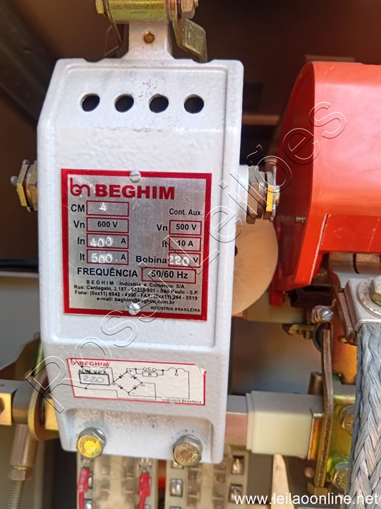 01 Un. Tka para Gerador 500 Amperes