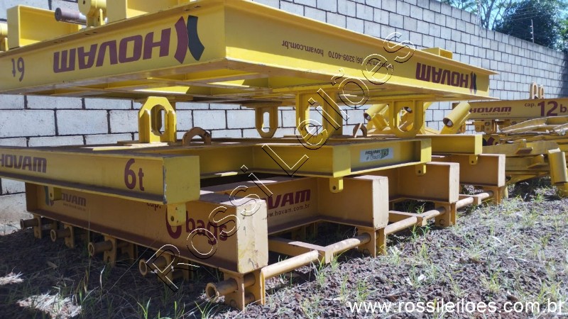 03 Suportes para içamento de BAGS e fardos de algodão 6ton CADA SUPORTE