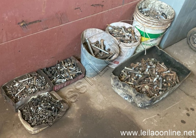 Lote de parafusos diveros (diversos tamanhos, porcas , arruelas etç) aprox. 200 kgs
