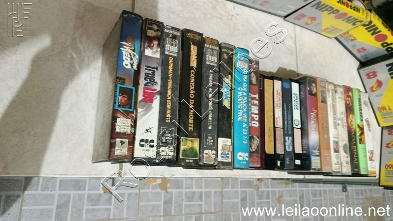 20 unidades de FITAS VHS GRAVADAS (no estado) CONFORME FOTO,